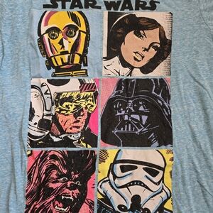 Star Wars Blue Graphic Tee